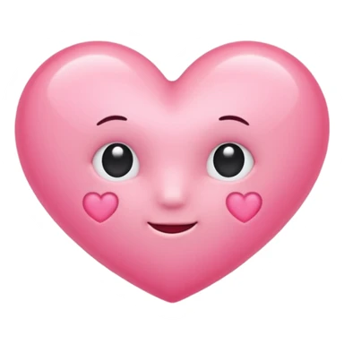 Cute pink heart sticker