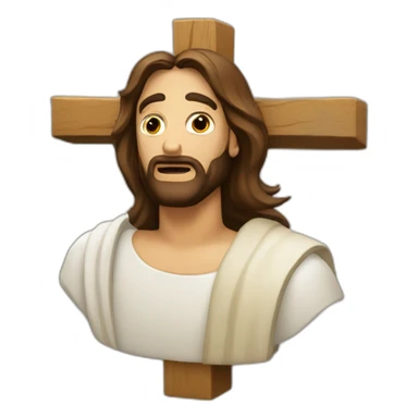 Jesucristo Cargando la cruz sticker