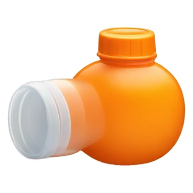 orange shaker bottle sticker