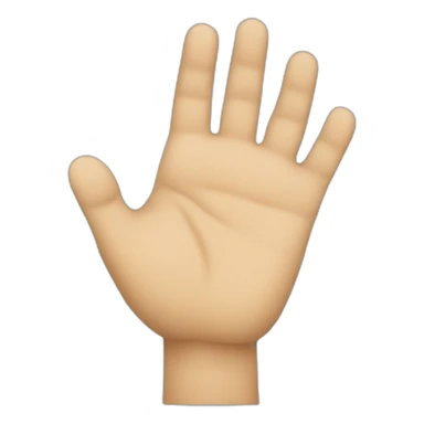 The left hand making a right angle with the thumb and forefinger. sticker