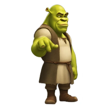 shrek thumbsdown sticker