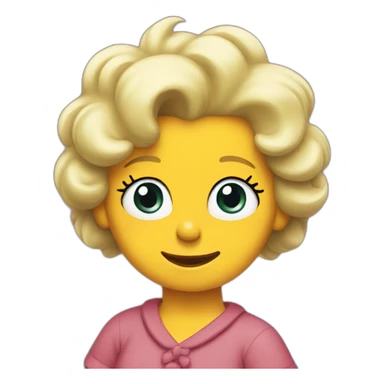 Maggie Simpson sticker
