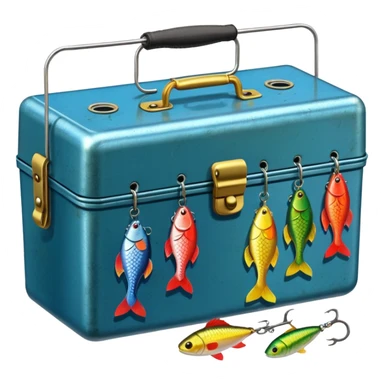 tackle box fishing sticker