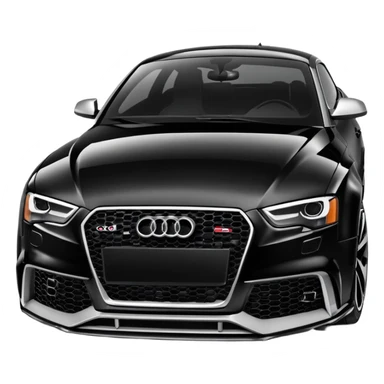 audi rs5 black paint  sticker