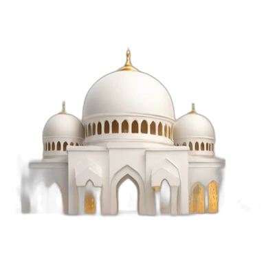 mosque wih diamonds sticker