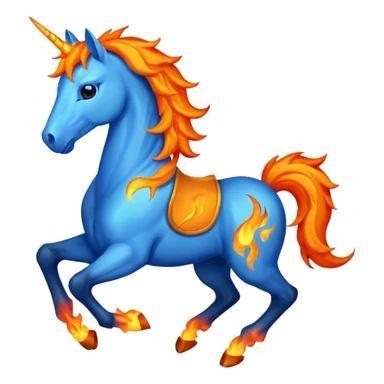 fire horse 2026 blue sticker