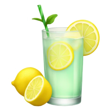 Glass of lemonade  sticker