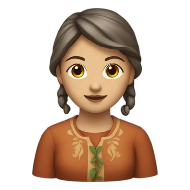 Blazian pottery girl sticker