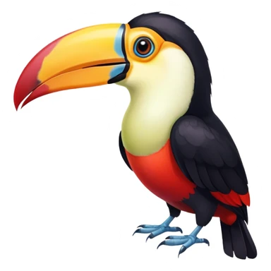 Confused toucan sticker