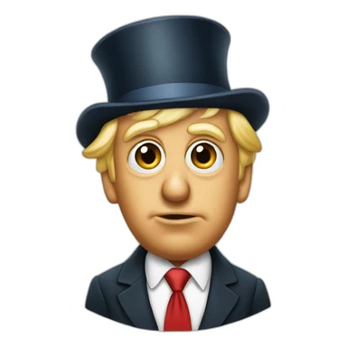Pinocchio as trump long nose sticker