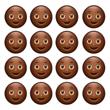 chocolate emoji ai sticker