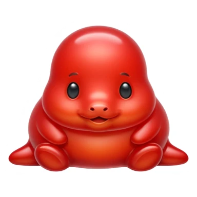 red jelly candy gopher sticker