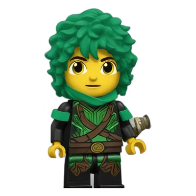 Lloyd from ninjago sticker