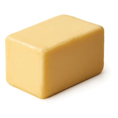 realistic stick of butter with soft lighting, no background sticker