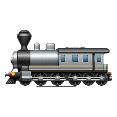 Train image. View right Side. sticker