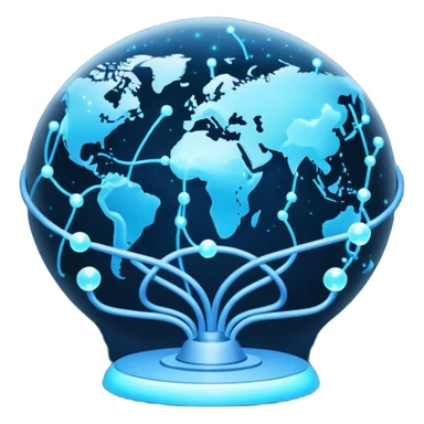 The internet 🌐  on a scale sticker