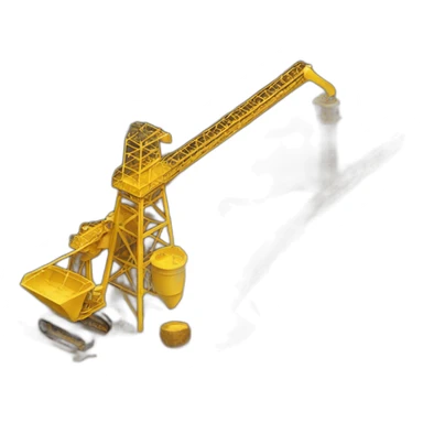 mining gold shaft river sticker