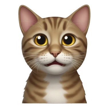 cat surprising sticker