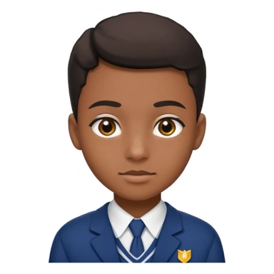 American black highschool student sticker