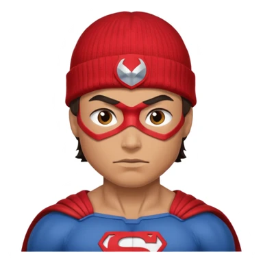superhero with bannie sticker