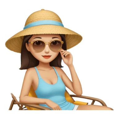 Background is sunbathing in Repulse Bay, a romance between a new Chinese female immigrant and a Hong Kong financial consultant sticker