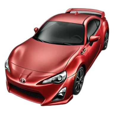 toyota 86 red sticker