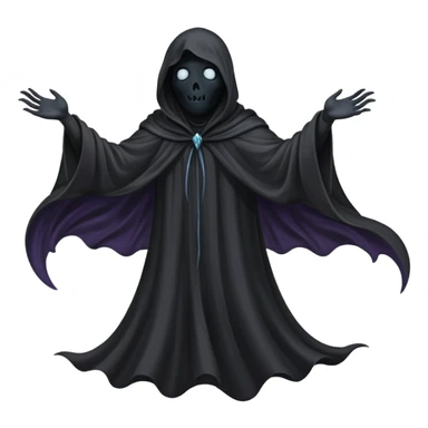 Dementor without face Floating in the air sticker