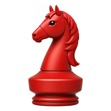 Xiangqi chess cirle piece, knight piece sticker