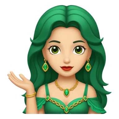 Esmeralda pedra preciosa sticker