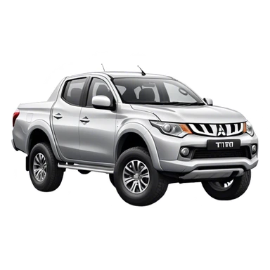 Mitsubishi Triton - Mitsubishi (Model Year: 2023) (Iconic colour: Silver) sticker