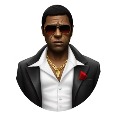 Scarface movie cover art  sticker