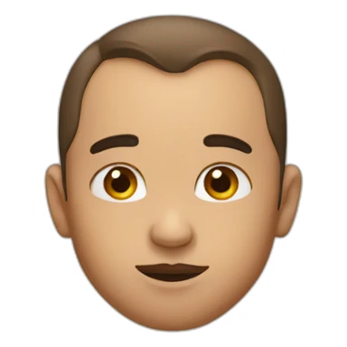 kiss on the forehead sticker