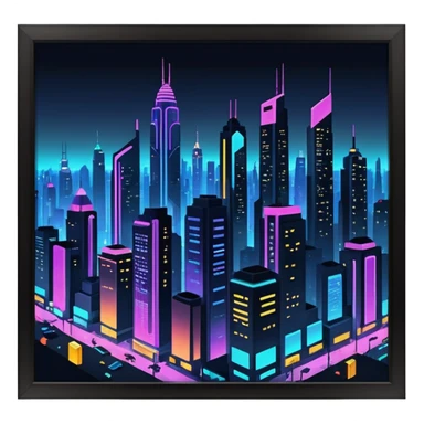 Night City  sticker
