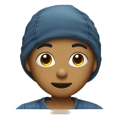 denim selfie in the mirror eyes closed  sticker