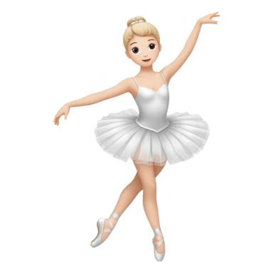 Bailarina de ballet cuerpo completo sticker