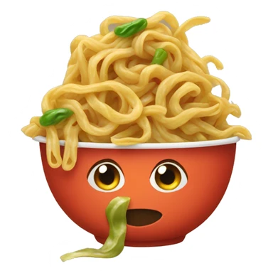 Spicy noodles sticker