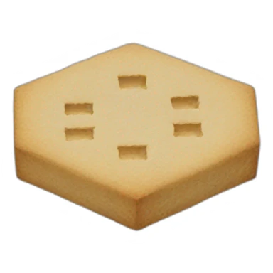 hexagon cracker sticker