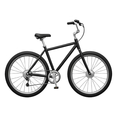 Bike with cartoon sticker