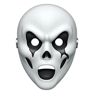 Scream mask  sticker