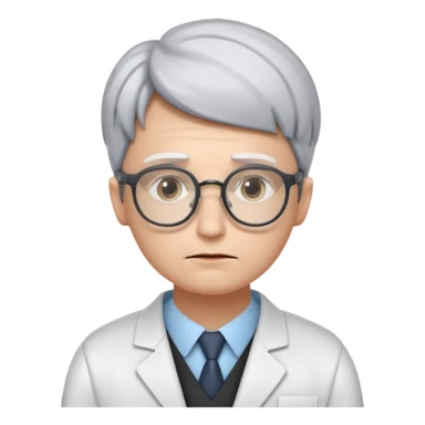 Sad lonely futurologist talking to AI sticker