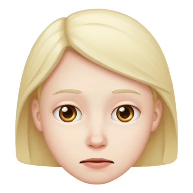 A awkward face  sticker