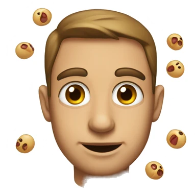 Tiroides con ojitos sticker