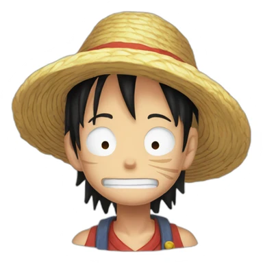 Luffy triste qui est en train de voir sin frère mourir sticker