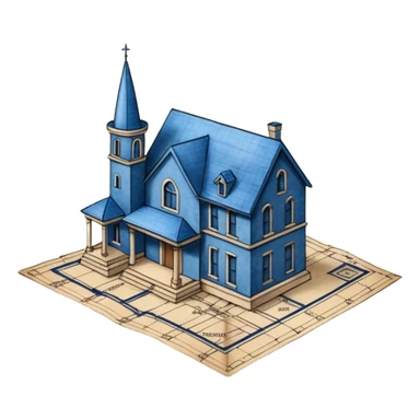 architect blueprints  only on paper sticker