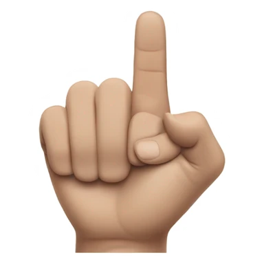 hand, finger pointing, fingers not showing sticker