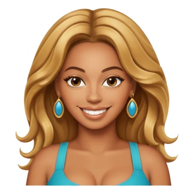 Beyonce just her face in newer photos sticker