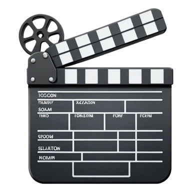 film slate sticker