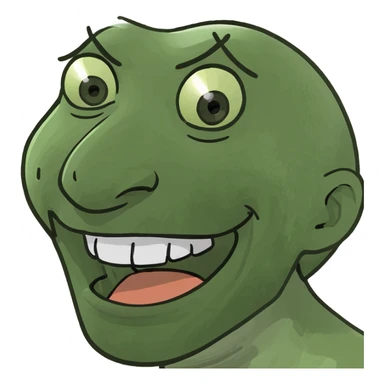 Shaking my head but laughing  sticker