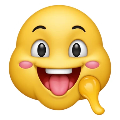 Generate an emoji that is sticking it's tounge out play fully  sticker