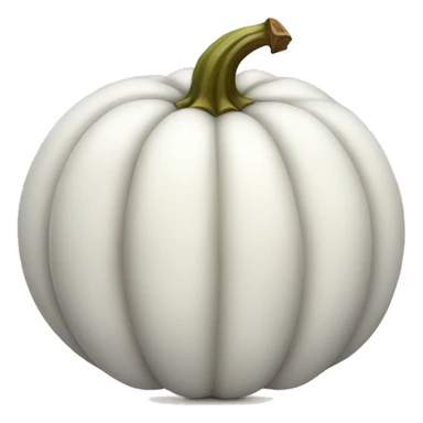 White pumpkin  sticker